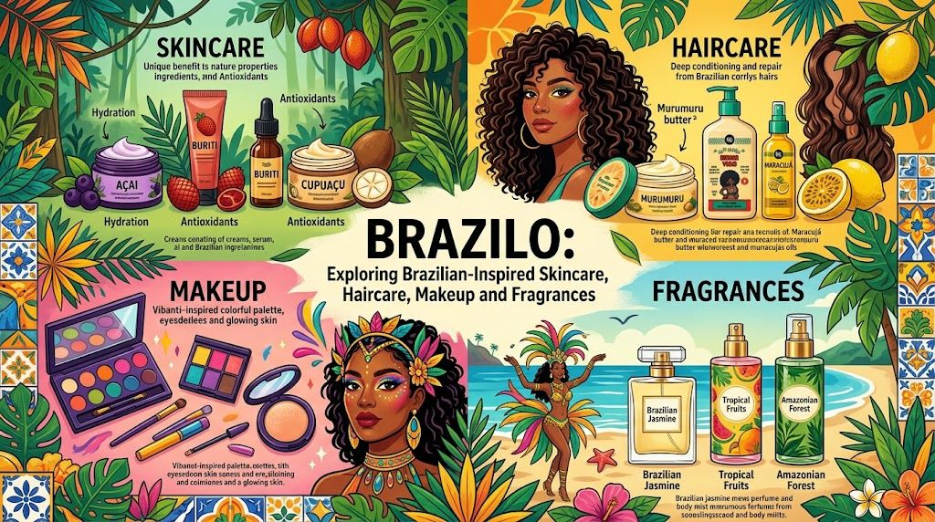 Brazilo: Exploring Brazilian-Inspired Skincare, Haircare, Makeup and Fragrances