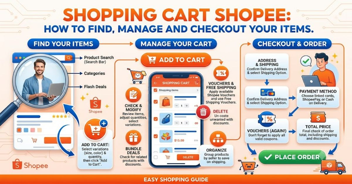 Shopping Cart Shopee: How to Find, Manage and Checkout Your Items