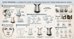 Nose Drawing: A Complete Guide to Creating Realistic Three-Dimensional Noses