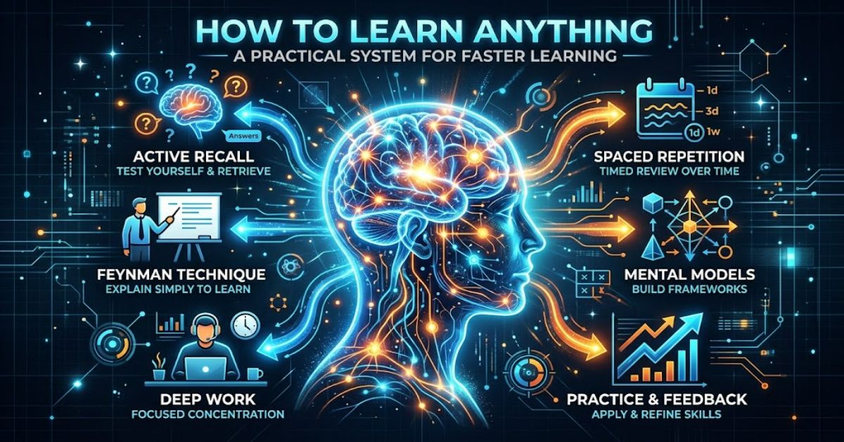 How to Learn Anything: A Practical System for Faster Learning