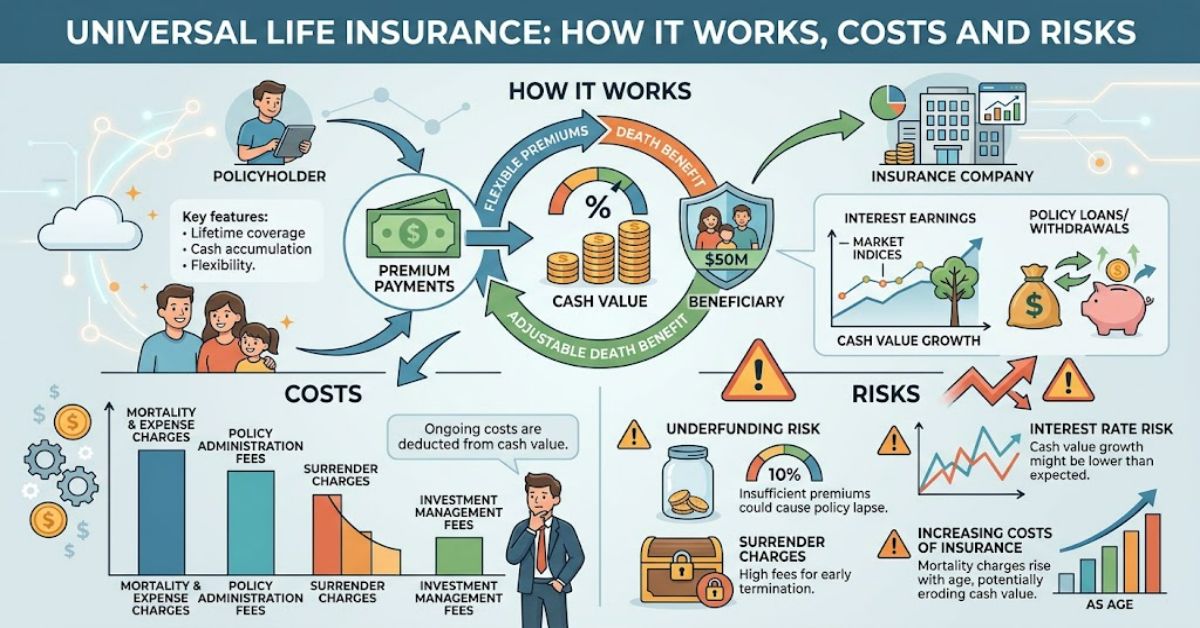 Universal Life Insurance: How It Works, Costs and Risks
