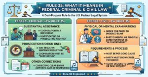 Rule 35: What It Means in Federal Criminal and Civil Law