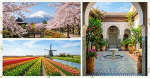 Best Places to Visit in Spring: Japan, the Netherlands and Morocco