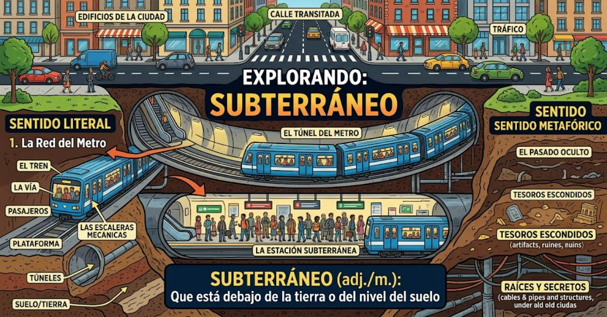 Subterráneo: Meaning, Translation and How the Spanish Word Is Used