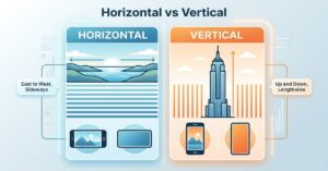 Horizontal vs Vertical: Meaning, Differences and Practical Uses