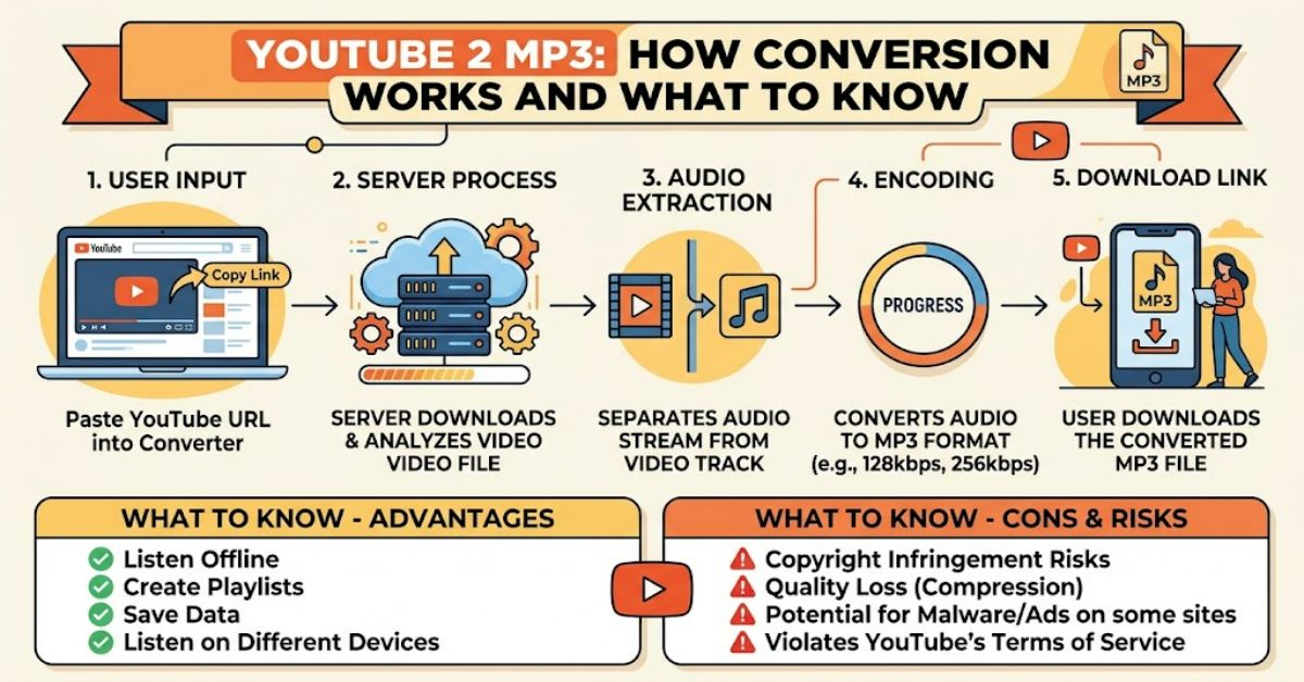 YouTube 2 MP3: How Conversion Works and What to Know