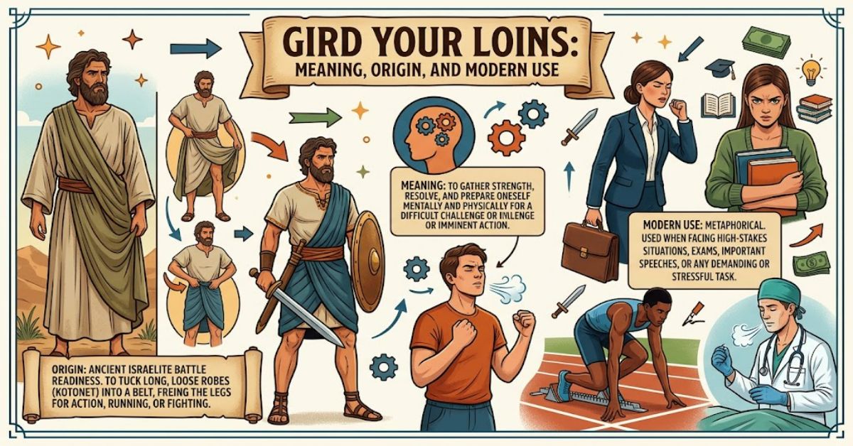 Gird Your Loins: Meaning, Origin and Modern Use