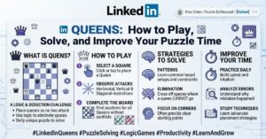 LinkedIn Queens: How to Play, Solve and Improve Your Puzzle Time