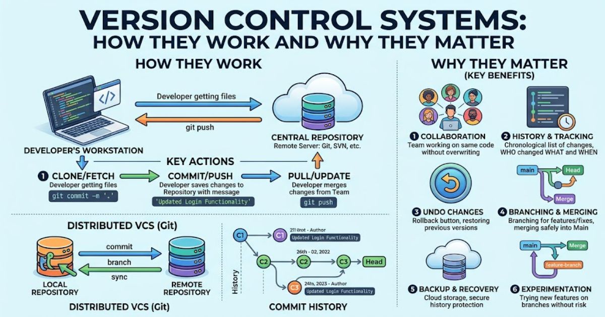 Version Control Systems: How They Work and Why They Matter