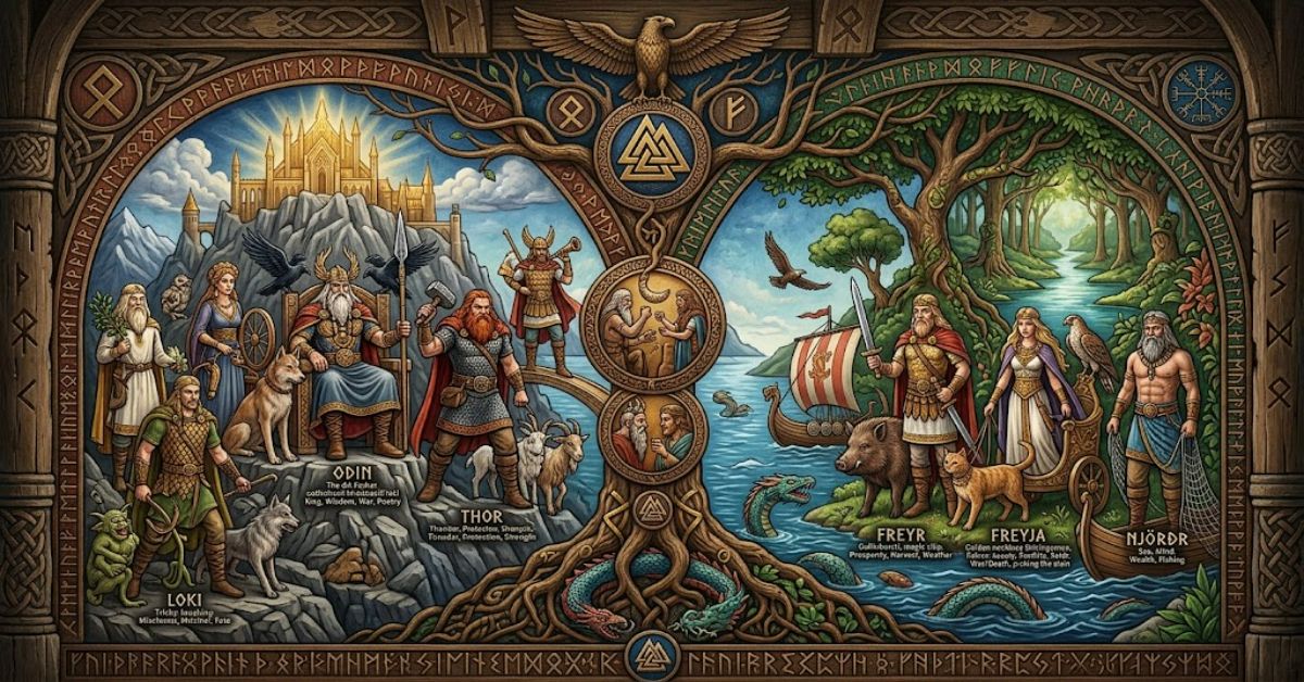 Norse Gods: The Æsir, Vanir and Their Roles in Norse Mythology
