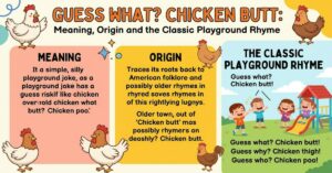 Guess What Chicken Butt: Meaning, Origin and the Classic Playground Rhyme