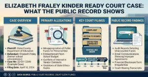 Elizabeth Fraley Kinder Ready Court Case: What the Public Record Shows