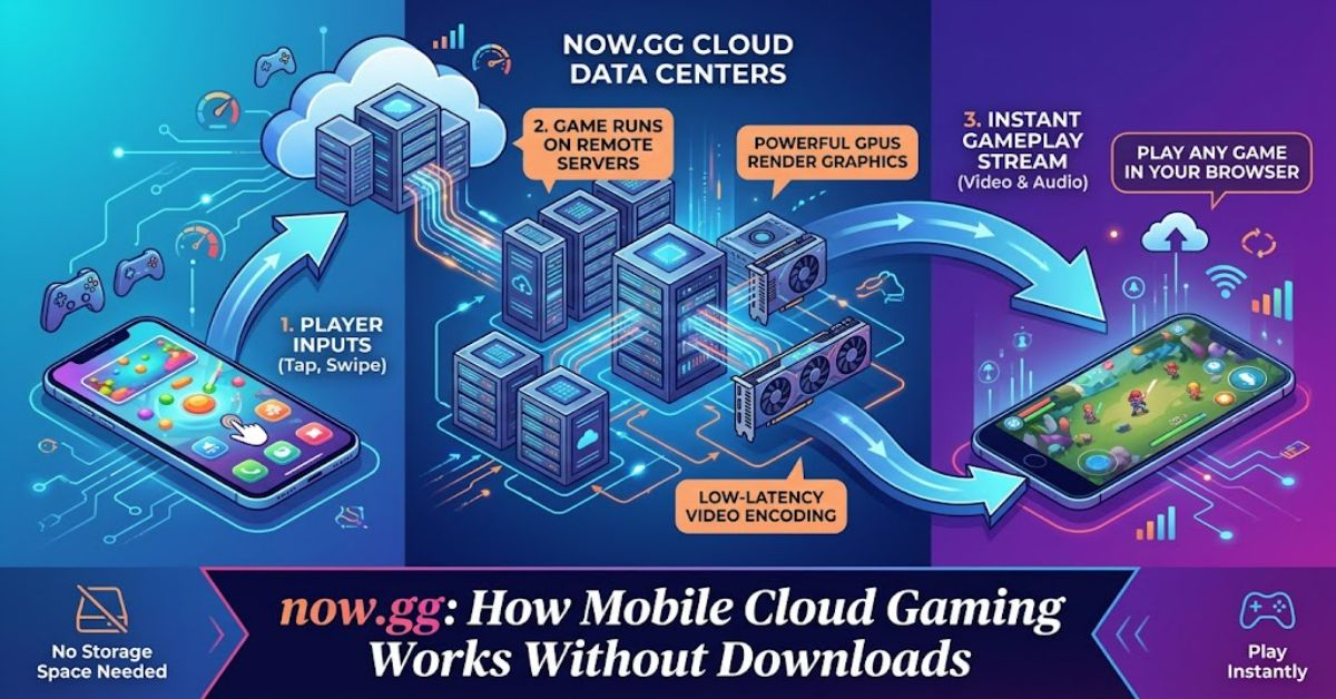 now.gg: How Mobile Cloud Gaming Works Without Downloads