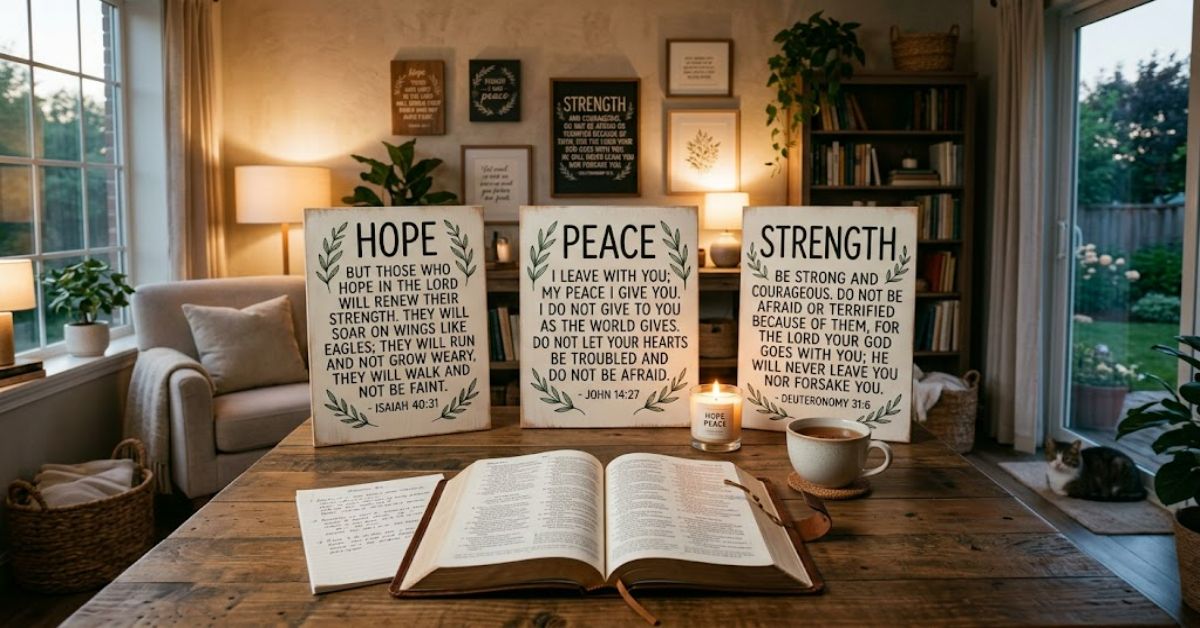 Comforting Bible Verses for Hope, Peace and Strength
