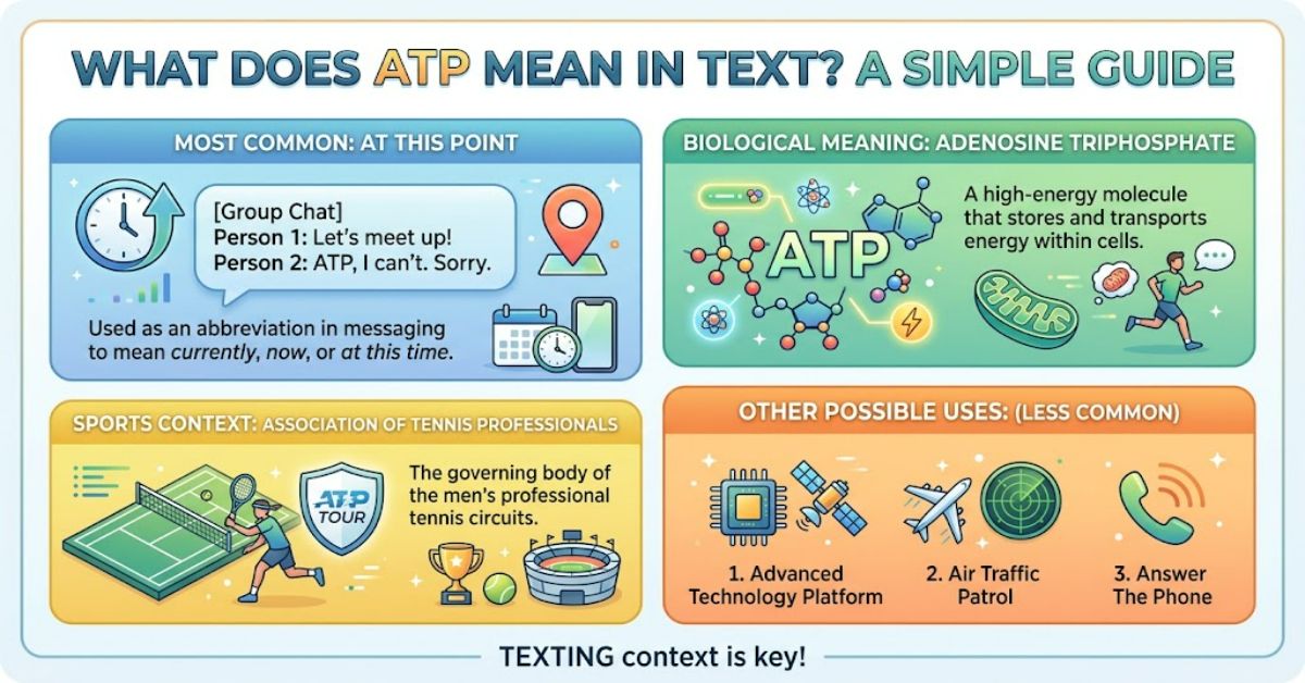 What Does ATP Mean in Text? A Simple Guide