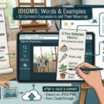 Idioms Words Examples: 30 Common Expressions and Their Meanings