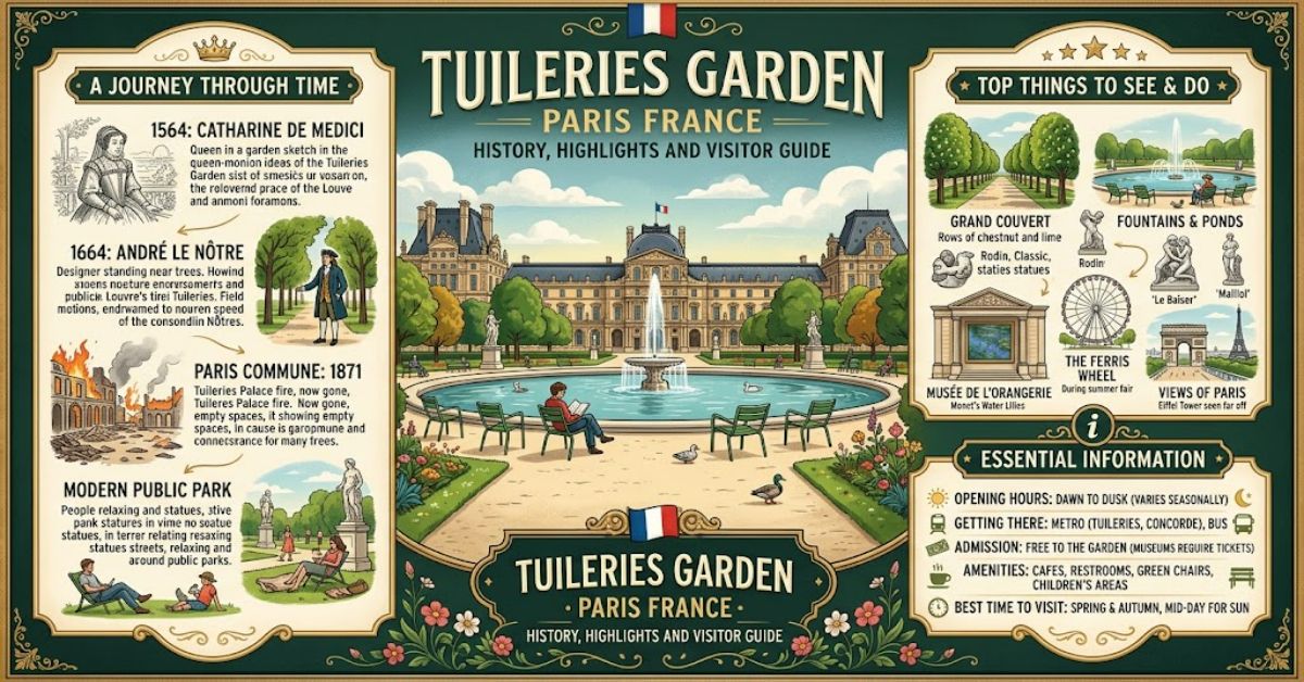 Tuileries Garden Paris France: History, Highlights and Visitor Guide