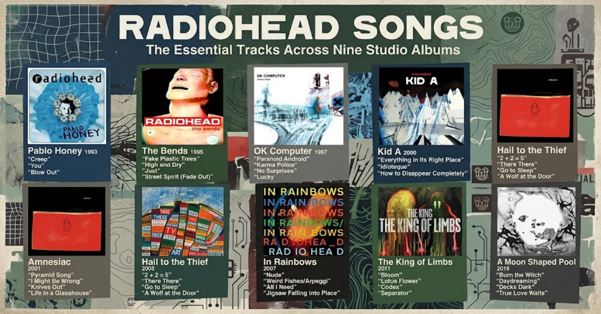 Radiohead Songs: The Essential Tracks Across Nine Studio Albums