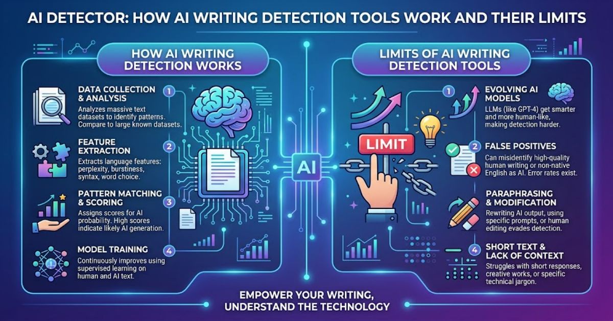 AI Detector: How AI Writing Detection Tools Work and Their Limits