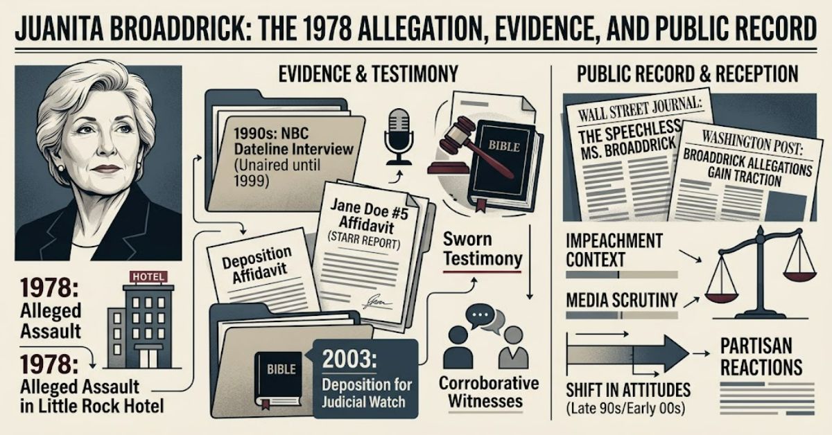 Juanita Broaddrick: The 1978 Allegation, Evidence and Public Record